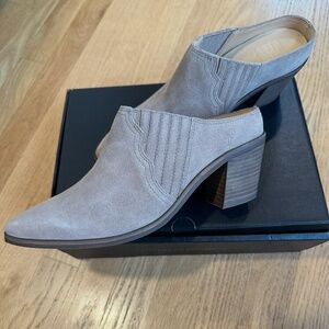 Women’s Frye Sara Western Mule Shoes Size 9 Taupe